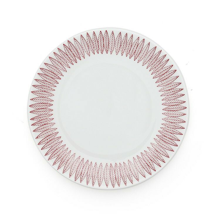 グスタフスベリ（Gustavsberg） サリックス/Salix ティーカップ＆ソーサー + プレート 22cm レッド 復刻版