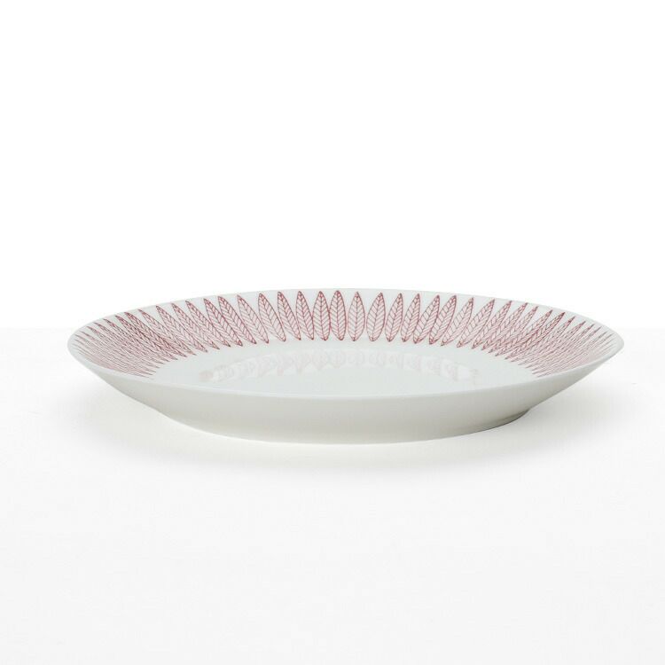 グスタフスベリ（Gustavsberg） サリックス/Salix ティーカップ＆ソーサー + プレート 22cm レッド 復刻版