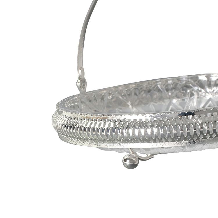 クイーンアン（QUEEN ANNE ） オードブルプレート(仕切り有り・ハンドル付き)