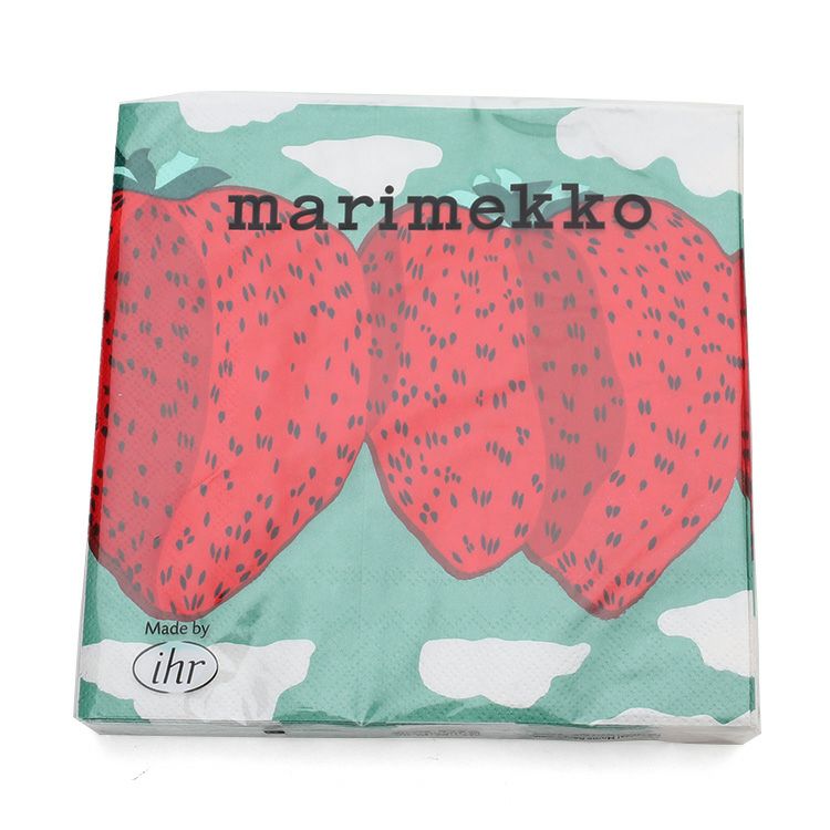 マリメッコ（marimekko） マンシッカヴォレット/MANSIKKAVUORET ペーパーナプキン ターコイズ