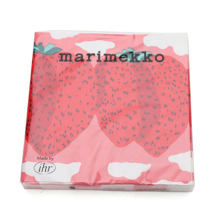 マリメッコ（marimekko） マンシッカヴォレット/MANSIKKAVUORET ペーパーナプキン ローズ
