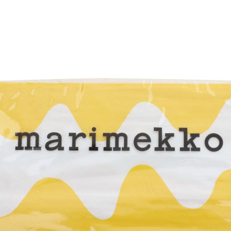 マリメッコ（marimekko） ロッキ/LOKKI ペーパーナプキン ライトイエロー