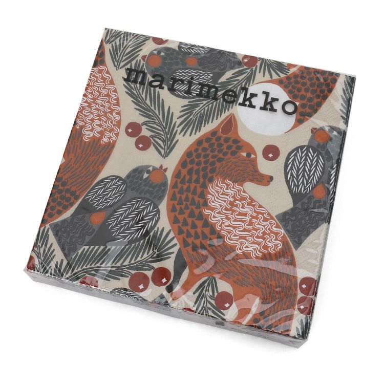 マリメッコ（marimekko） ケトゥンマルヤ/KETUNMARJA ペーパーナプキン リネン