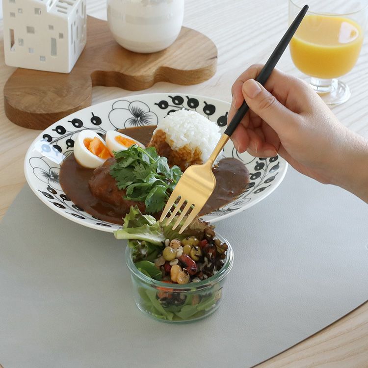 クチポール（Cutipol） ナウ/NAU ディナーフォーク ブラックマットゴールド