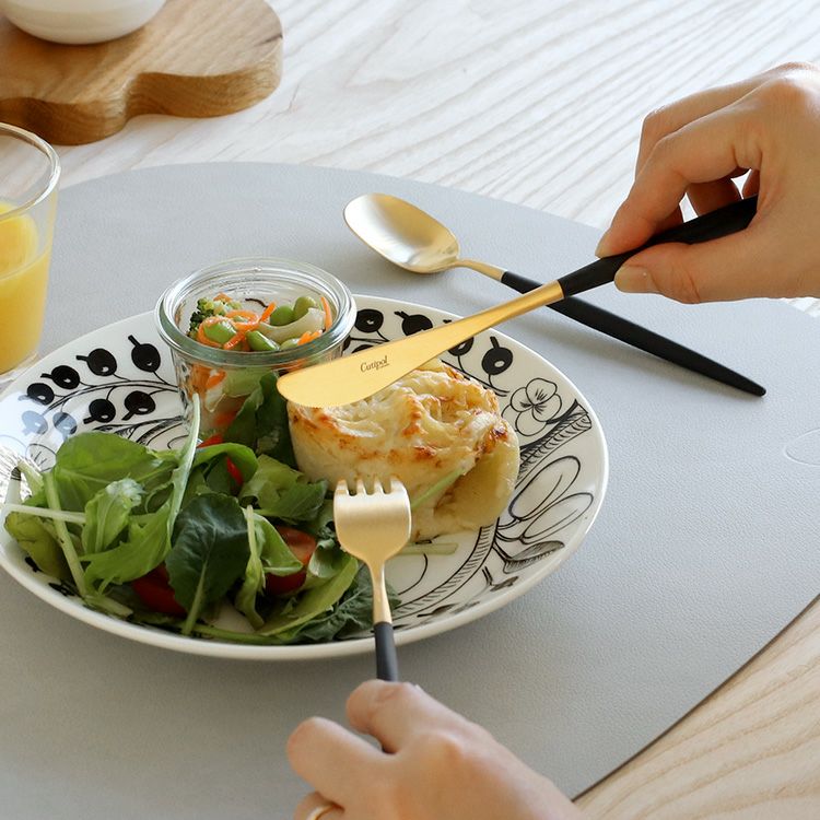 クチポール（Cutipol） ナウ/NAU デザート3点セット ブラックマットゴールド