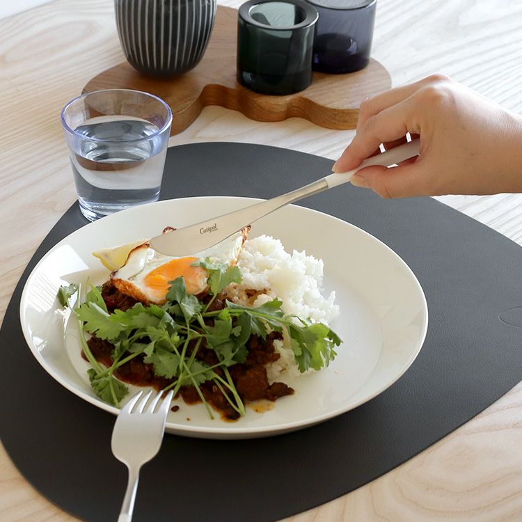 クチポール（Cutipol） ナウ/NAU ディナーナイフ/テーブルナイフ ホワイト