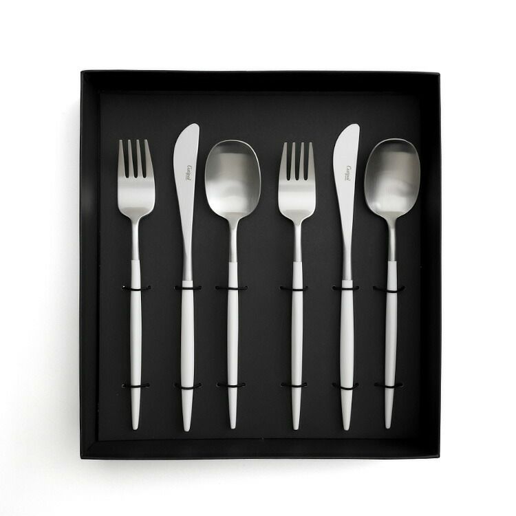 クチポール（Cutipol） ナウ/NAU ディナー6点セット 化粧箱付 ホワイト