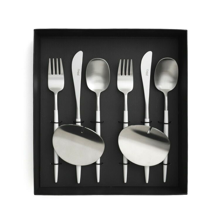 クチポール（Cutipol） ナウ/NAU ディナー8点セット 化粧箱付 ホワイト