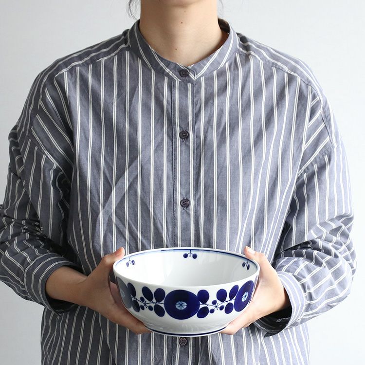 白山陶器 ブルーム ボウル Lサイズ 18.5cm