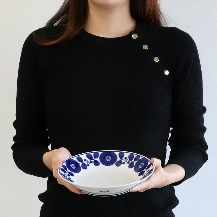 白山陶器 ブルーム フリーディッシュ 20cm