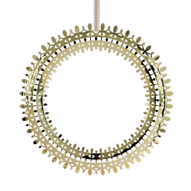 ビヨン・ヴィンブラッド（BJORN WIINBLAD） クリスマスリース 25cm ゴールド