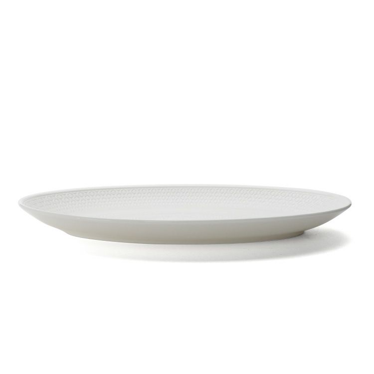 ウェッジウッド（WEDGWOOD） ジオ/Gio オーバルディッシュプレート 26cm ホワイト