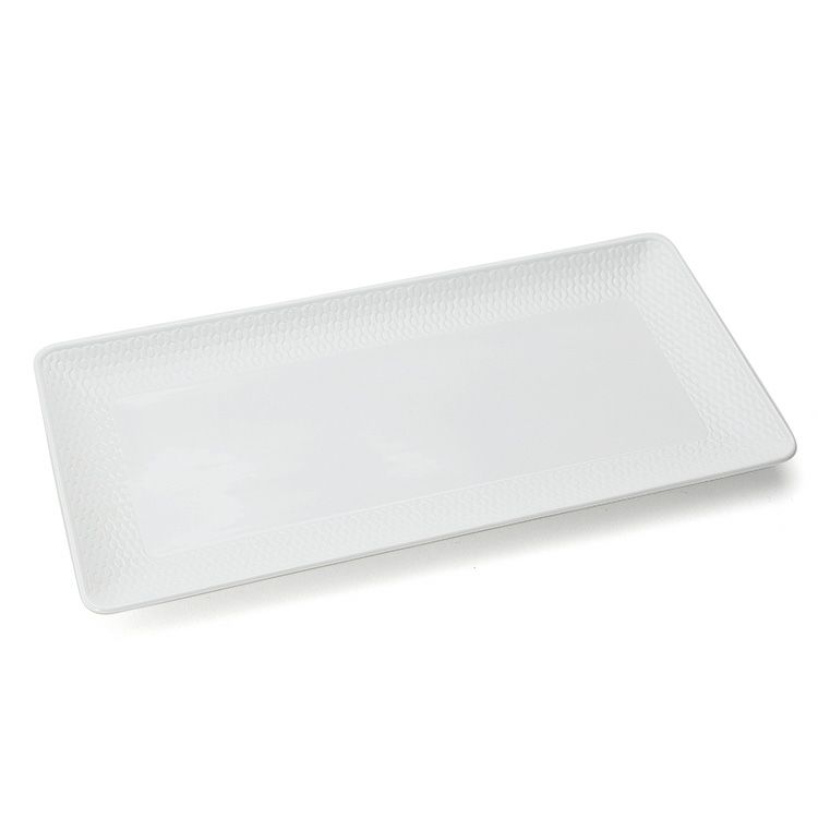 ウェッジウッド（WEDGWOOD） ジオ/Gio ロングトレイ 28cm ホワイト