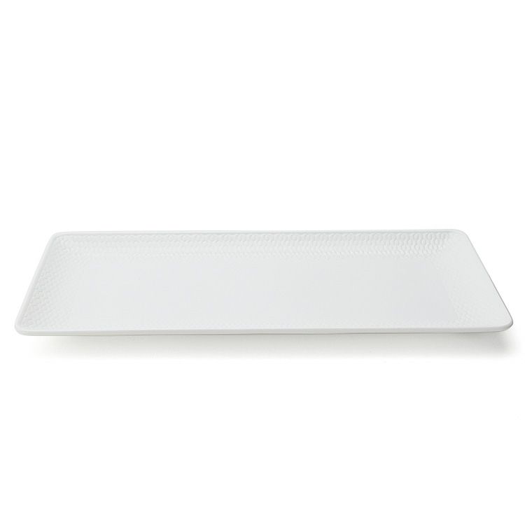 ウェッジウッド（WEDGWOOD） ジオ/Gio ロングトレイ 28cm ホワイト