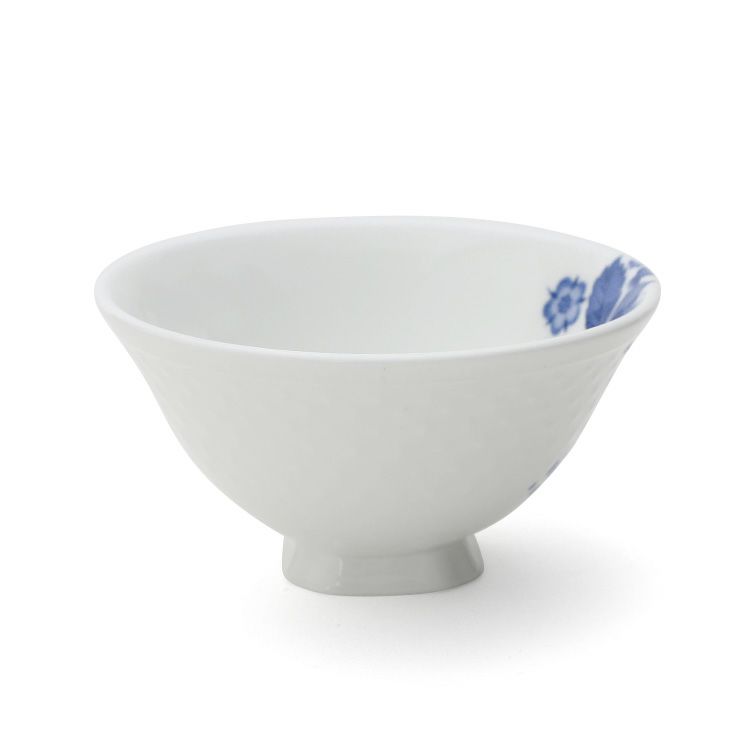 ウェッジウッド（WEDGWOOD） ストロベリーブルームインディゴ ライスボウル Lサイズ ホワイト