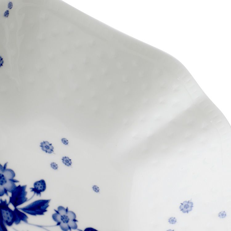ウェッジウッド（WEDGWOOD） ストロベリーブルームインディゴ スモールボウル ホワイト