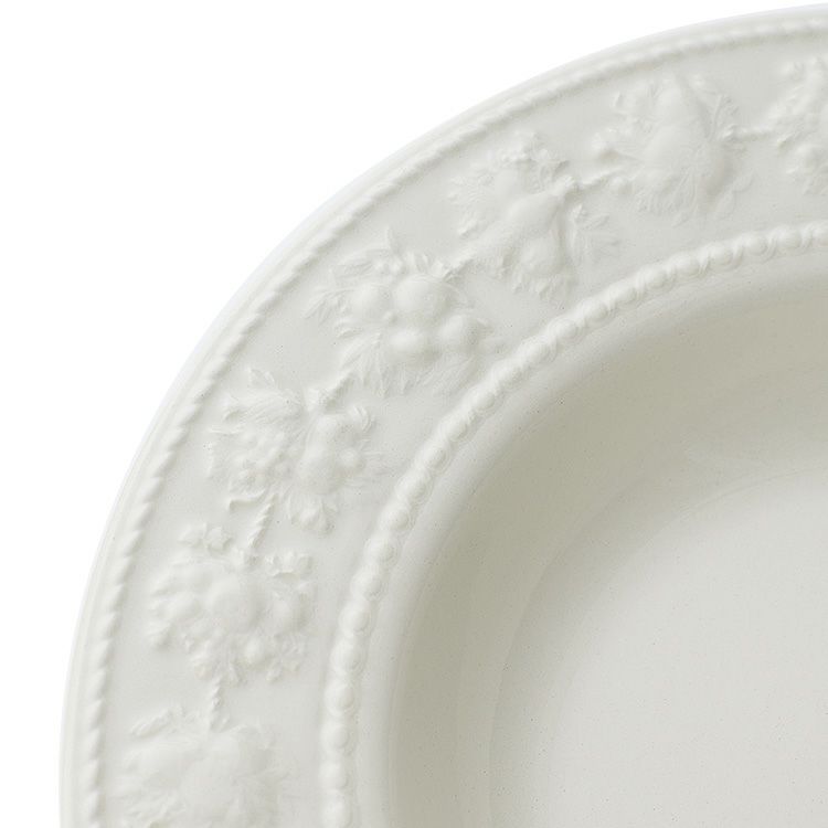 ウェッジウッド（WEDGWOOD） フェスティビティ/FESTIVITY スーププレート 23cm アイボリー