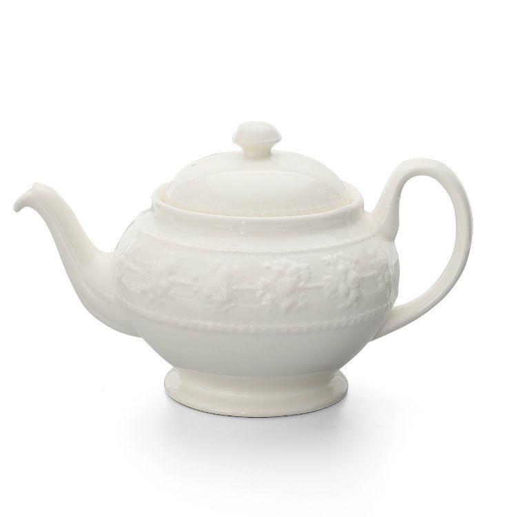 ウェッジウッド（WEDGWOOD） フェスティビティ/FESTIVITY ティーポット アイボリー
