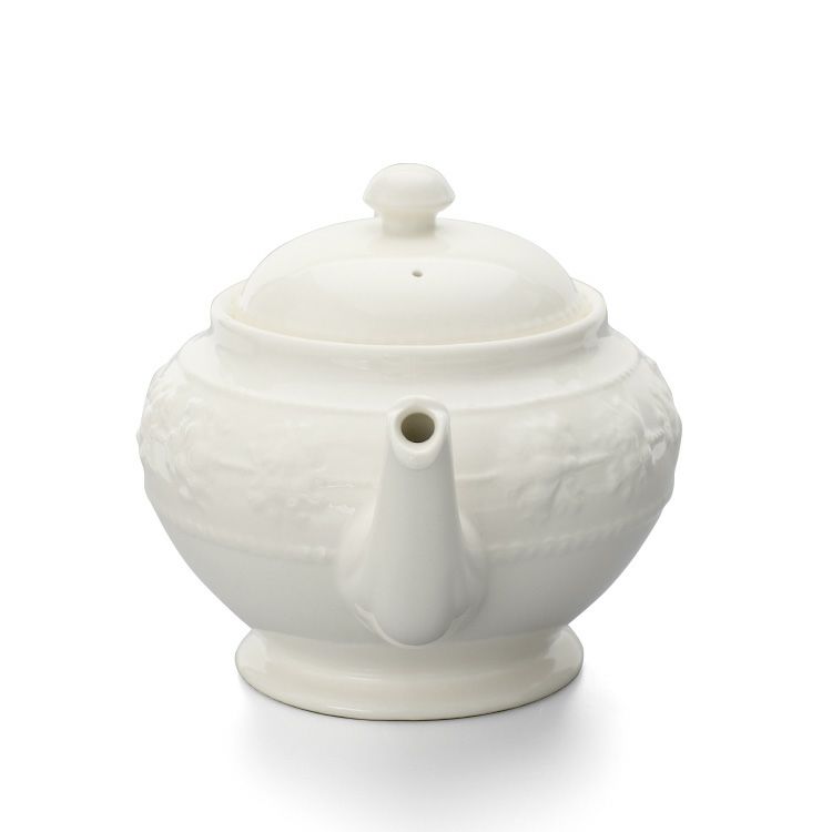 ウェッジウッド（WEDGWOOD） フェスティビティ/FESTIVITY ティーポット アイボリー