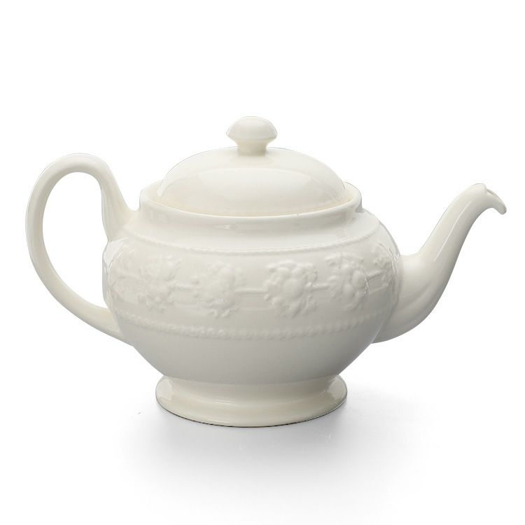 ウェッジウッド（WEDGWOOD） フェスティビティ/FESTIVITY ティーポット アイボリー