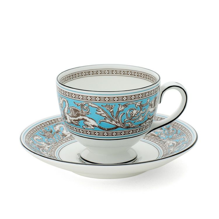 ウェッジウッド（WEDGWOOD） フロレンティーン/Florentine ティー&コーヒー(兼用)カップ&ソーサー リー