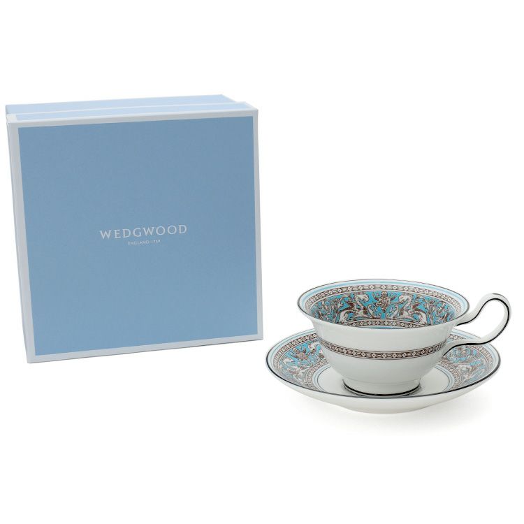 ウェッジウッド（WEDGWOOD） フロレンティーン/Florentine ティーカップ&ソーサー ピオニー