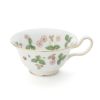 ウェッジウッド（WEDGWOOD） ワイルドストロベリー/Wild Strawberry ティーカップ&ソーサー ピオニー