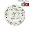 ウェッジウッド（WEDGWOOD） ワイルドストロベリー/Wild Strawberry プレート 23cm ホワイト