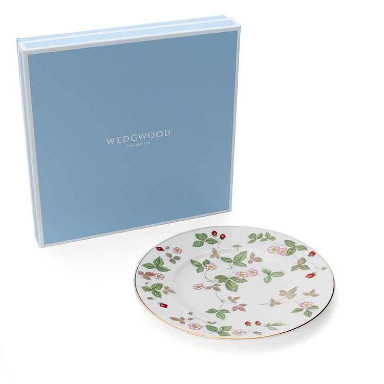 ウェッジウッド（WEDGWOOD） ワイルドストロベリー/Wild Strawberry プレート 23cm ホワイト