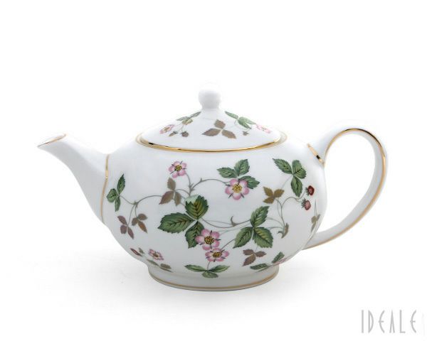 ウェッジウッド（WEDGWOOD） ワイルドストロベリー/Wild Strawberry EM ティーポット 小+シュガーボックス 小+クリーマー 小