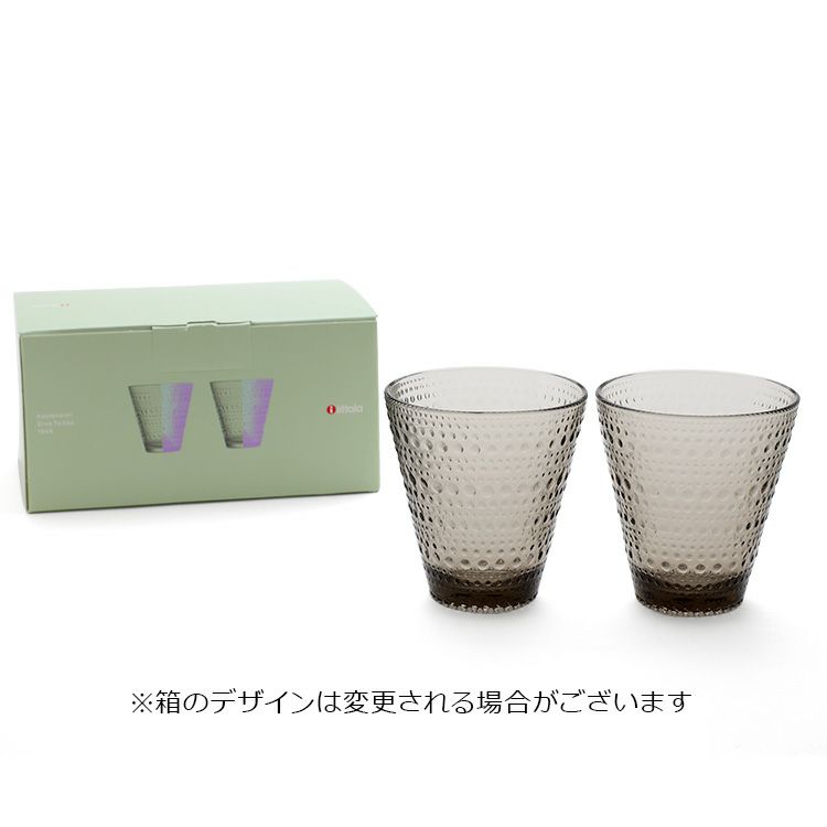 イッタラ（iittala） カステヘルミ/Kastehelmi タンブラー ペア 300ml リネン