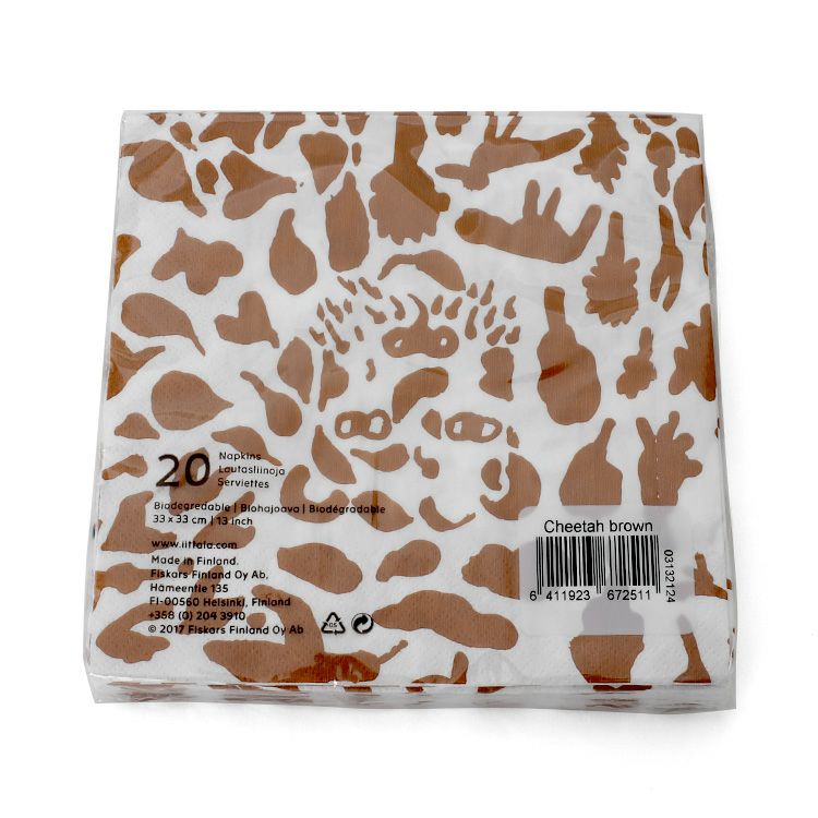 イッタラ（iittala） キュリアス マインド オブ オイバ トイッカ/OTC ペーパーナプキン ブラウン