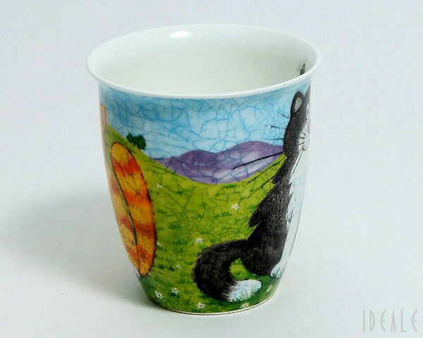 ダヌーン（Dunoon） NEVIS マグカップ おすまし白黒猫