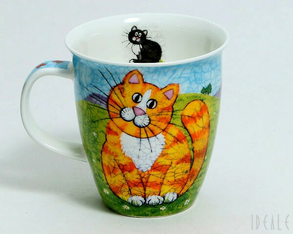 ダヌーン（Dunoon） NEVIS マグカップ おすまし白黒猫