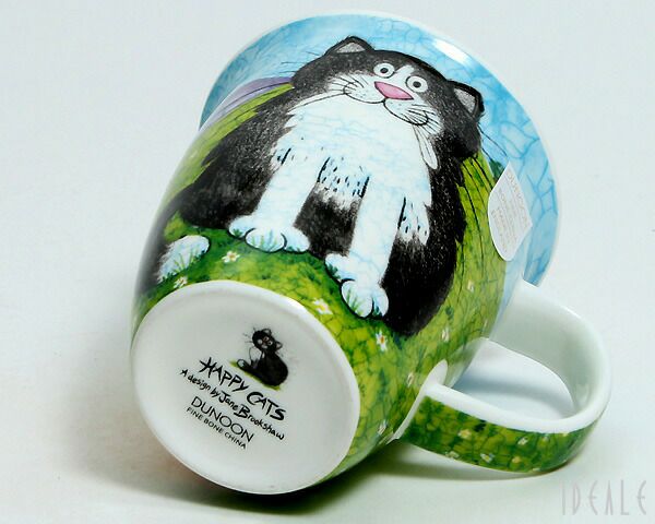 ダヌーン（Dunoon） NEVIS マグカップ おすまし白黒猫