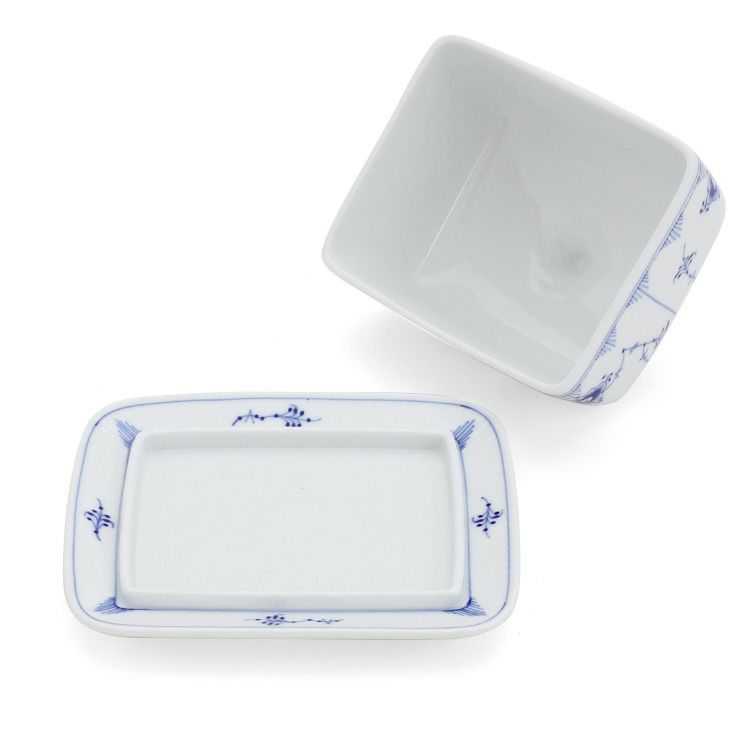 ロイヤルコペンハーゲン（Royal Copenhagen） ブルーフルーテッド プレイン/Blue Fluted Plain バターディッシュ