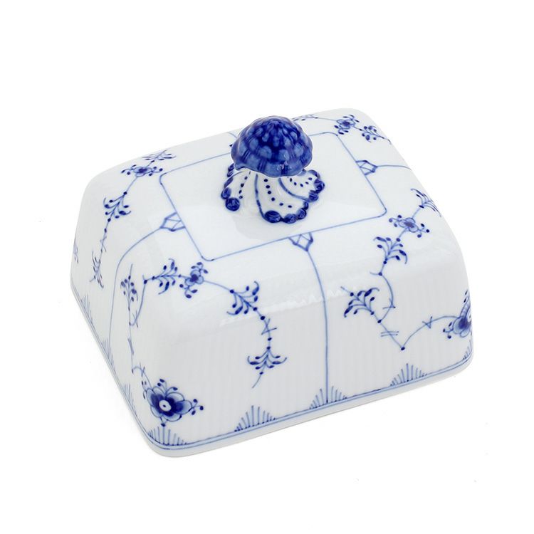 ロイヤルコペンハーゲン（Royal Copenhagen） ブルーフルーテッド プレイン/Blue Fluted Plain バターディッシュ