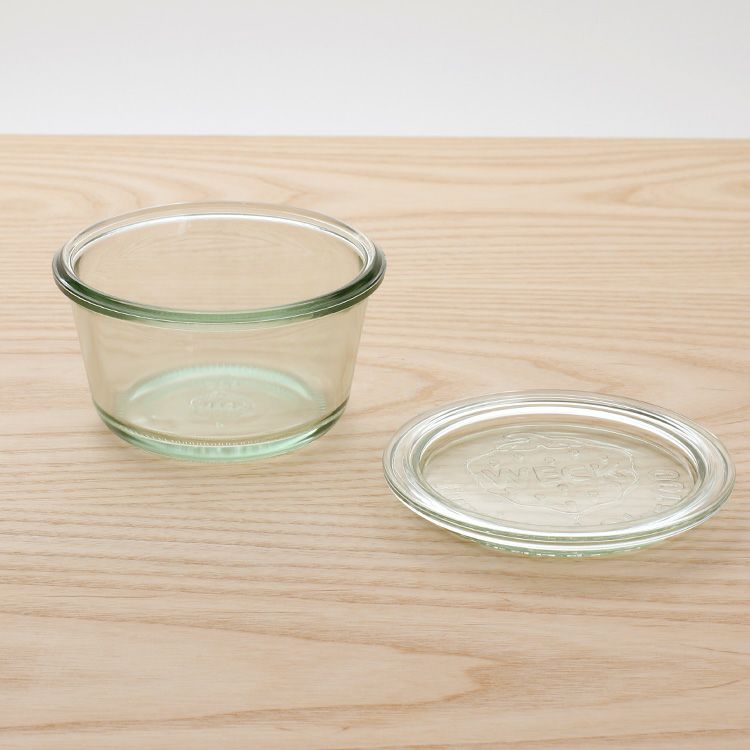 ウェック（WECK） モールド/Mold シェイプ ガラスキャニスター 240ml 直径Lサイズ 6個セット