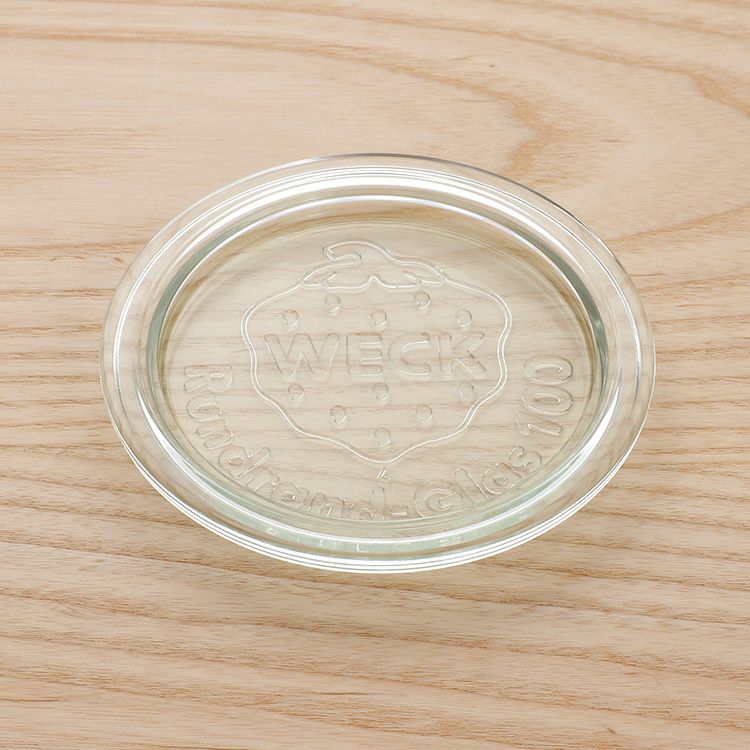 ウェック（WECK） モールド/Mold シェイプ ガラスキャニスター 240ml 直径Lサイズ 6個セット