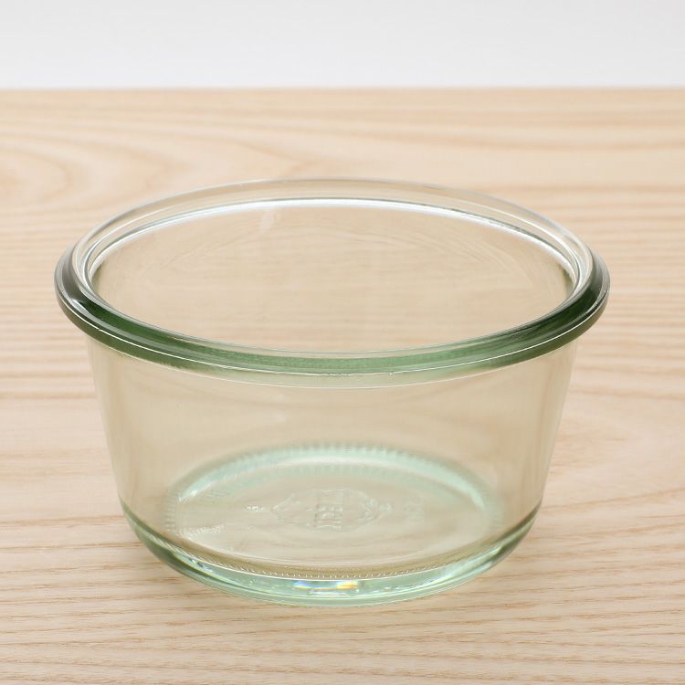 ウェック（WECK） モールド/Mold シェイプ ガラスキャニスター 240ml 直径Lサイズ 6個セット