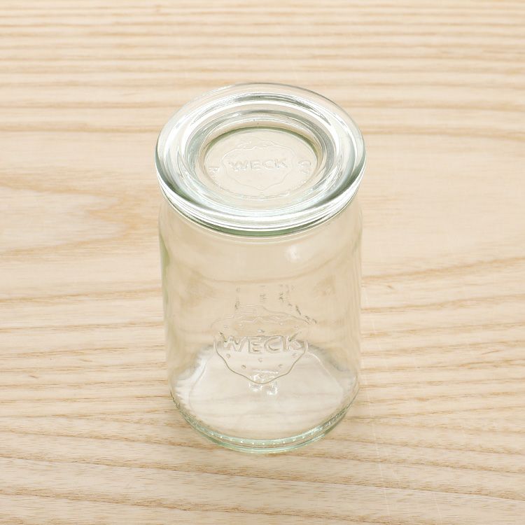 ウェック（WECK） ストレート/Straight シェイプ ガラスキャニスター140ml 直径XSサイズ