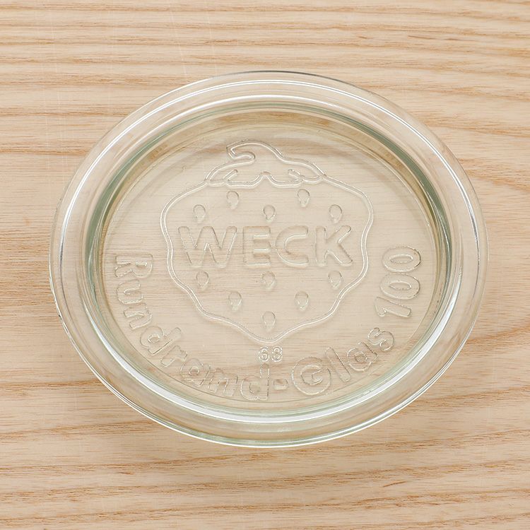 ウェック（WECK） クアドロ/Quadro ガラスキャニスター 545ml 直径Lサイズ 6個セット