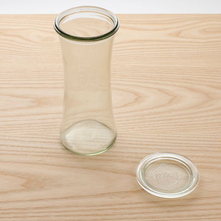 ウェック（WECK） デリカテッセン/Delikatessen ガラスキャニスター 700ml 直径Mサイズ 6個セット