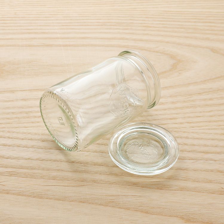 ウェック（WECK） ストレート/Straight パッキン&クリップ付ストレートシェイプ140mlx6個セット