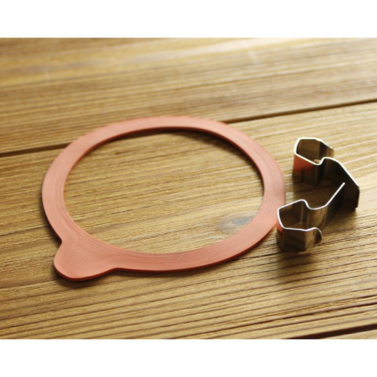 ウェック（WECK） クグロフ/Kouglof パッキン&クリップ付クグロフ165mlx6個セット