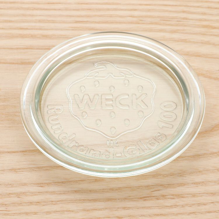 ウェック（WECK） モールド/Mold シェイプ ガラスキャニスター 1050ml 直径Lサイズ 6個セット