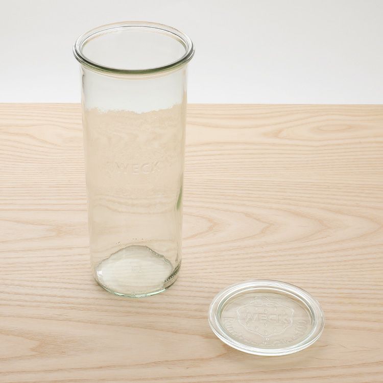 ウェック（WECK） モールド/Mold シェイプ ガラスキャニスター 1550ml 直径Lサイズ