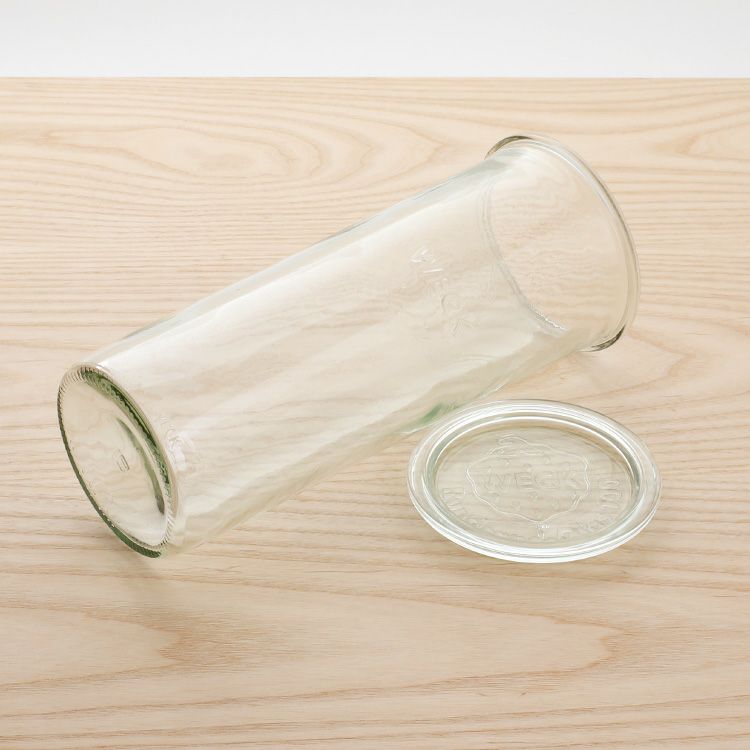 ウェック（WECK） モールド/Mold シェイプ ガラスキャニスター 1550ml 直径Lサイズ