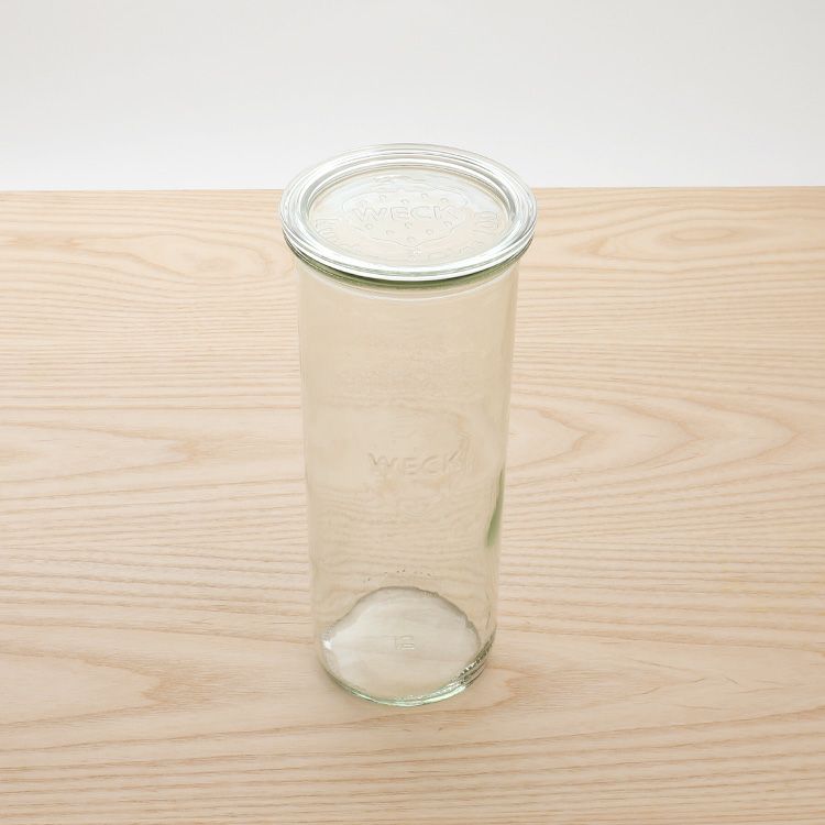 ウェック（WECK） モールド/Mold シェイプ ガラスキャニスター 1550ml 直径Lサイズ