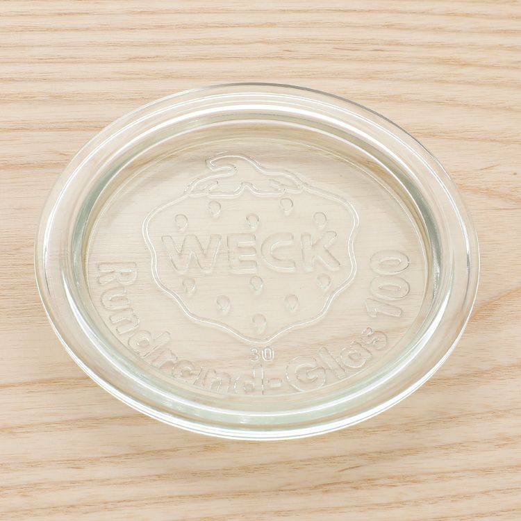 ウェック（WECK） モールド/Mold シェイプ ガラスキャニスター 1550ml 直径Lサイズ 6個セット